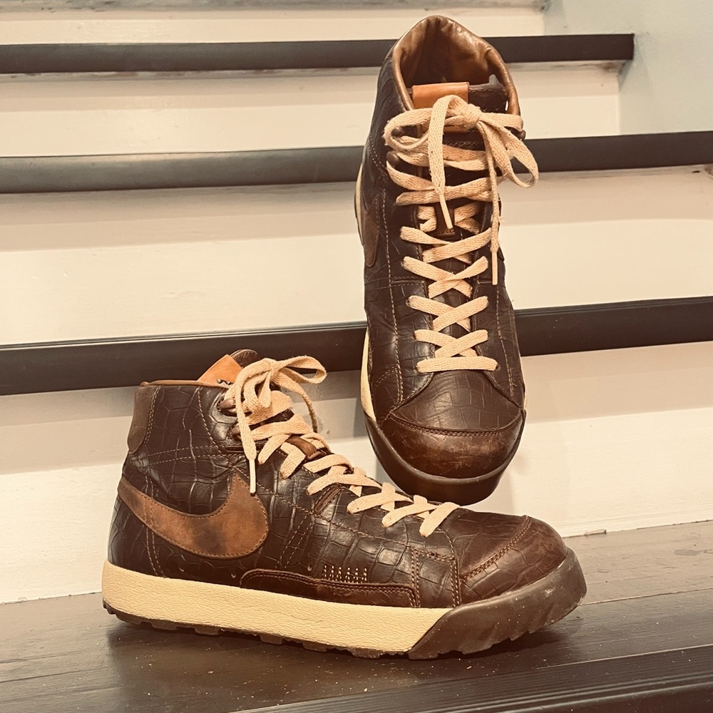 Nike ACG Blazer Mid 'Light Chocolate' Leather 11.5 - Needs Sole Repair